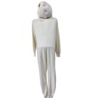 Női S-es törtfehér maci, medve vékony polár háziruha - Bella Beau