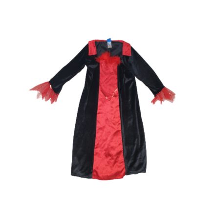 3-4 évesre piros-fekete plüss jelmezruha - Halloween