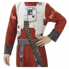 Poe Dameron jelmez sisakkal, 5-6 év - Star Wars - ÚJ