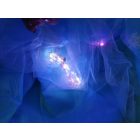 4-6 évesre kék jelmezruha világító szoknyarésszel - Frozen, Jégvarázs - ÚJ