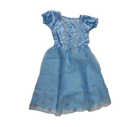 7-8 évesre kék hercegnőruha, jelmezruha - Hamupipőke - ÚJ