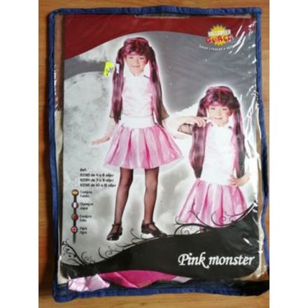5-6 évesre Pink Monster jelmezruha - Halloween - ÚJ