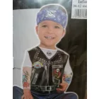 1-2 évesre motoros, rocker jelmezfelső - Halloween - ÚJ