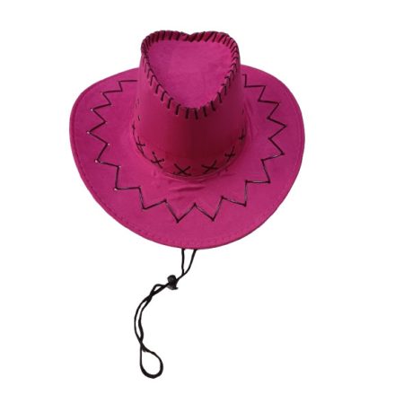 Pink sheriff, cowboy jelmez kalap, felnőttre vagy nagyobb gyerekre - ÚJ