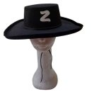 Fekete Zorro kalap (felnőtt méret) - ÚJ
