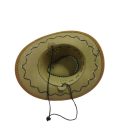 Középbarna sheriff, cowboy jelmez kalap, felnőttre vagy nagyobb gyerekre - ÚJ