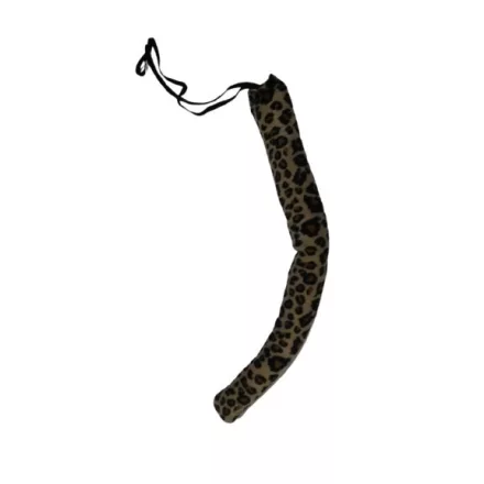 Leopárd, párduc, ocelot pöttyös farok, jelmezkiegészítő, 35 cm hosszú - ÚJ