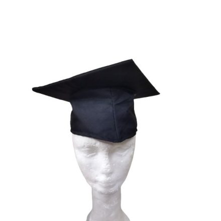 Fekete diplomaosztó, diák sapka, ballagó sapka, jelmezkiegészítő - ÚJ