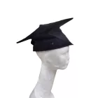 Fekete diplomaosztó, diák sapka, ballagó sapka, jelmezkiegészítő - ÚJ