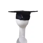 Fekete diplomaosztó, diák sapka, ballagó sapka, jelmezkiegészítő - ÚJ