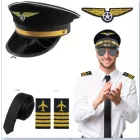 Felnőttre vagy nagyobb gyerekre 4 részes pilóta jelmezkiegészítő szett - ÚJ