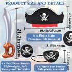 Kalóz jelmez kiegészítő, 3 db-os - ÚJ