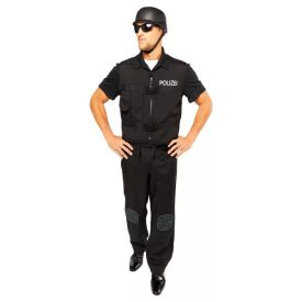 Német rendőr Swat felnőtt jelmez XL - ÚJ