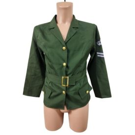   Férfi L-es khaki katonai kabát, zubbony, jelmezkiegészítő - Smiffy's