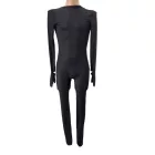 140-es fekete kezeslábas, morphsuit jelmez 
