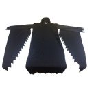 Felnőtt fekete boszorkány, halloween, dementor, sötét varázsló jelmez 