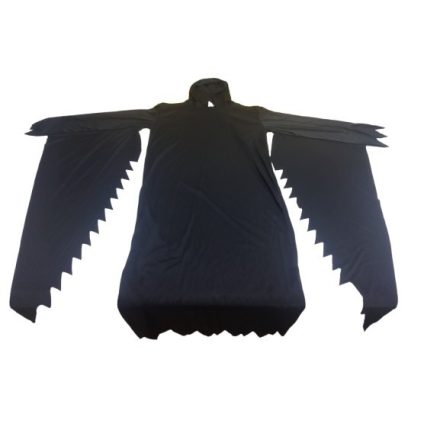 Felnőtt fekete boszorkány, halloween, dementor, sötét varázsló jelmez 