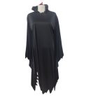 Felnőtt fekete boszorkány, halloween, dementor, sötét varázsló jelmez 