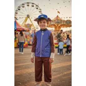   Chase jelmez kb 8-9 évesre (L) - Paw Patrol - Mancs őrjárat - ÚJ