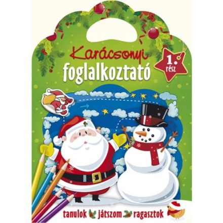 Karácsonyi foglalkoztató 1. - foglalkoztató füzet - ÚJ