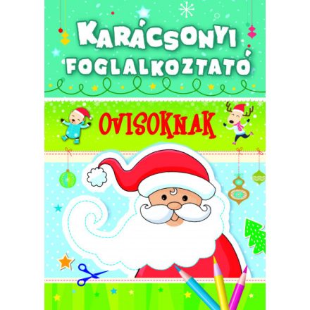 Karácsonyi foglalkoztató ovisoknak - foglalkoztató füzet - ÚJ