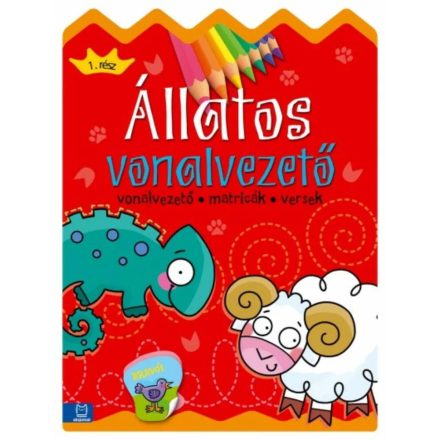 Állatos vonalvezető matricákkal 1. rész - ÚJ