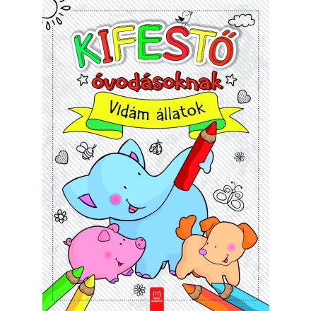 Kifestő óvodásoknak - Vidám állatok - ÚJ