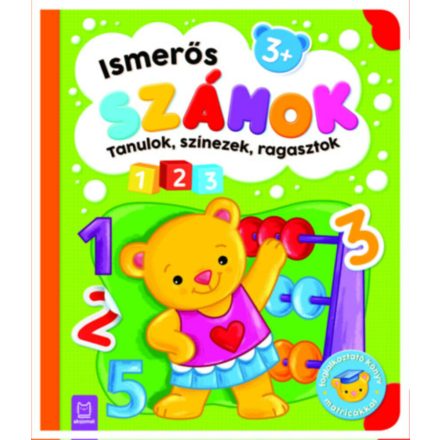 Tanulok, színezek, ragasztok - Ismerős számok - ÚJ