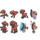 Zuma - Mancs őrjárat - Paw Patrol - foglalkoztató matricákkal - ÚJ