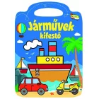 Járművek kifestő - ÚJ
