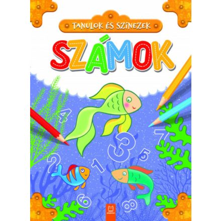 Tanulok és színezek - Számok - ÚJ