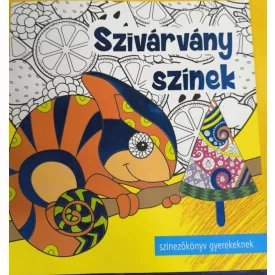 Szivárvány színek - színezőkönyv gyerekeknek - ÚJ