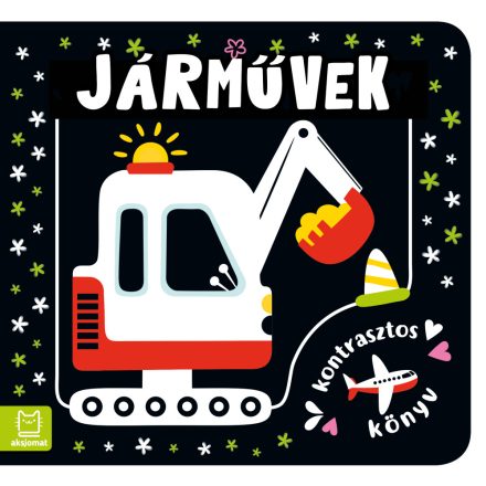 Kontrasztos könyv - Járművek - ÚJ