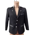 152-es fekete elegáns orosz galléros zakó