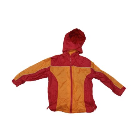 128-as piros-narancssárga széldzseki, átmeneti kabát - Kids Fashion