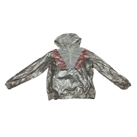 140-es fehér-rózsaszín-ezüst széldzseki, átmeneti kabát - Zara