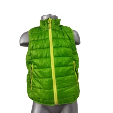 104-110-es zöld vékonyabb pufimellény - Decathlon