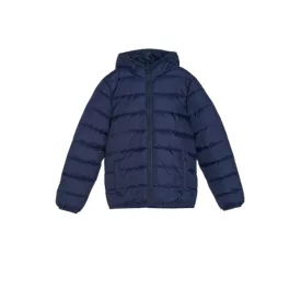   110-es sötétkék superlight steppelt dzseki, kabát - Sinsay - ÚJ