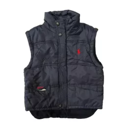   98-104-es kék polárral bélelt vékonyabb mellény - Polo Sport Ralph Lauren