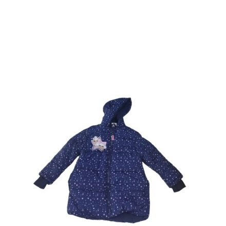 128-134-es kék csillagos lány téli dzseki, kabát - L.O.L Surprise