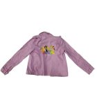 134-es lila fodros vállú farmerkabát, farmer dzseki - Disney Hercegnők