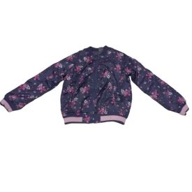 122-es szürkéskék virágos téli kabát - Little Kids