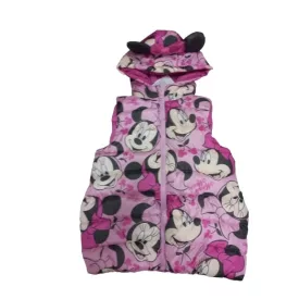 116-os rózsaszín pufimellény - Minnie Egér - ÚJ