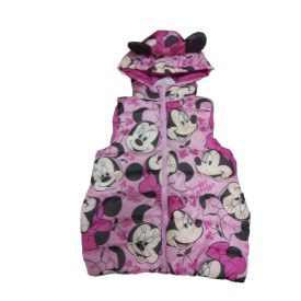 104-es rózsaszín pufimellény - Minnie Egér - ÚJ