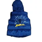 122-es sötétkék pufimellény - Spiderman - Pókember - ÚJ