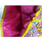 122-es rózsaszín virágos szőrme bélésű mellény - Cross Fire - ÚJ