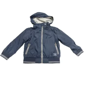   110-es kék pamuttal bélelt átmeneti kabát, széldzseki fiúnak - H&M