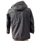 164-es fekete szőrmével bélelt vízálló kapucnis kabát, dzseki - Zara (hónalja szakadt)