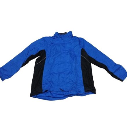 Férfi XL-es kék hálós bélésű kapucnis sport dzseki - Crane