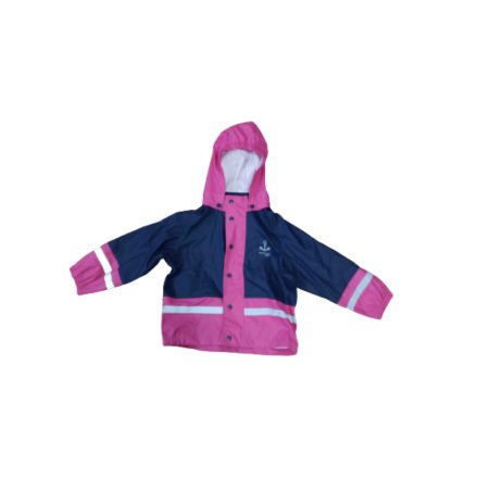 110-es pink-kék horgonyos esőkabát - Outwear Kids